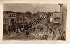 Real Photo 1911 Lowville NY Band Harrisville Field Day Adirondacks RP RPPC N289 picture