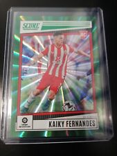 panini score league KAIKY FERNANDES /5 GREEN LASER UD ALMERIA RC picture