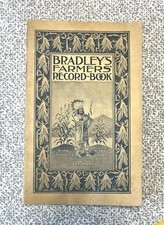1899 Bradley's Fertilizer Farmer's Record Book Native American Chief On Cover picture