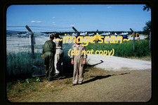1950s Kodachrome Slide of USAF Personnel and ANG Aircraft picture