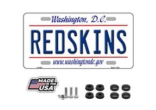 Redskins Washington State Novelty Metal License Plate Tag LP-2062 picture