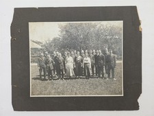 c1920 antique HOOD RUBBER CO watertown ma EMPLOYEES GROUP factory PHOTO Joe Wall picture