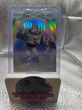 2026 Topps Disney Neon Chrome Neon Etch Auto Buzz Lightyear Tim Allen Autograph picture
