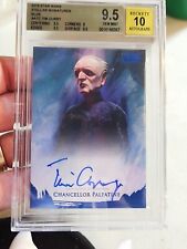 Star Wars Tim Curry 2018 Topps Stellar #d 10/25 Autograph Card BGS 9.5 10 auto picture
