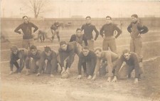 J3/ Greeley Colorado RPPC Postcard c1910 High School Football Team Player 20 picture