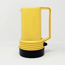 Vintage Eveready Yellow Lantern Flashlight (Electric Torch) Works Great picture