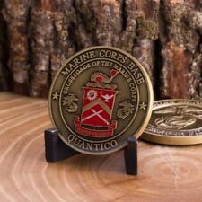 United States Marine Corps Base Quantico Challenge Coin picture