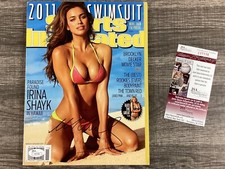 (SSG) Hot IRINA SHAYK Signed 2011 Sports Illustrated Swimsuit Magazine - JSA COA picture