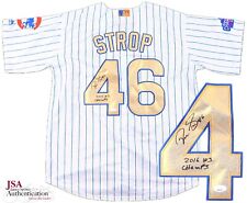 💥Pedro Strop💥 Cubs Signed 2016 World Series Jersey Autograph 2016 WS CHAMPS picture