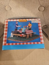 Lemax 4th of July Table Picnic Table + Box RETIRED in 2019, Summer Americana picture