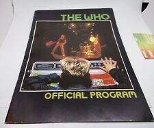 The Who OCT 27, 1982 San Diego, CA Ticket Stub and Program Jack Murphy Stadium picture