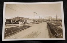 RPPC Vintage 1940s Fort Richardson Alaska WW2 Soldier's Barracks Kodak Robinson picture