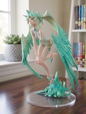 Hatsune Miku Figure Aurora 27cm 10.6in Winged Angel Anime Statue Collectible picture