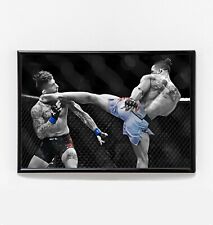 Kevin Lee vs Gregor Gillespie KO Fight Poster Original Art - UFC 244 NEW USA picture