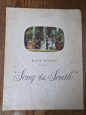 Walt Disney's Song Of The South By Uncle Remus Vintage 1946 Theater Program picture