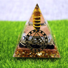 6CM Energy Column Quartz Natural Orgonite Pyramid Chakra Healing Crystal Reiki picture