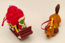 How The Grinch Stole Christmas Wendy's Meal Max & The Grinch Christmas Ornaments picture