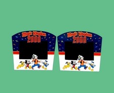2 Vintage Y2K Magic Kingdom 2000 Rubber Photo Frame Magnets Rare picture