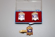 Vintage 1960s White House Scotch Whisky Cufflinks Tie Clip Set Pat 2920363 picture