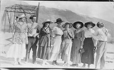 J26/ Palisade Colorado RPPC Postcard c1910 Well-Dressed People Bridge 118 picture