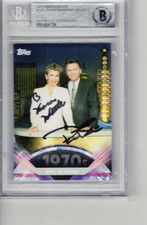 Vanna White/Pat Sajak 2011 American Pie #120 Authentic Auto #00014241736 Beckett picture