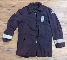 Vtg Erie County NY Civil Defense Auxiliary Police Jacket Coat 39L Patches picture