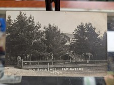 Elk Rapids Michigan MI Sly Residence Real Photo Postcard Rppc Mi picture