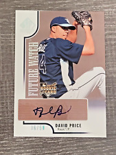 David Price Auto2009 SP Authentic Copper Autograph #230 Rookie Rays /50 FW RC picture