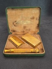 Vintage Gillette New Regent Long comb Safety Razor Set - 1930s picture