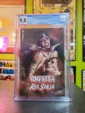 Vampirella Versus Red Sonja #1 (2022) CGC 9.8 Lucio Parrillo Cover A Dynamite picture