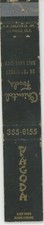 Pagoda Oriental Restaurant Salt Lake City UT  Antq Matchbook Cover D-6 picture
