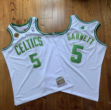 Boston Celtics Kevin Garnet 2008 finals Retro Vintage White Jersey picture