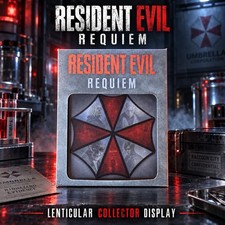 2-in-1 Tilt Activated 5x5 Resident Evil Requiem Umbrella Corporation Logo Print picture