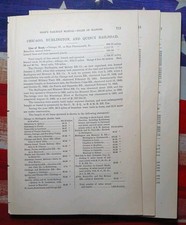 1879 Annual TRAIN Report CHICAGO BURLINGTON & QUINCY RAILROAD Illinois Iowa picture
