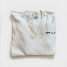 Vintage Unocal 76 V-Neck Sweater by London Fog USA Sz L | Oil & Gas Promo picture