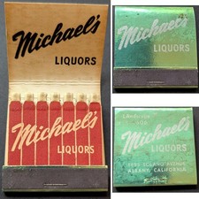 Feature Matchbook Michael's Liquors Albany CA picture