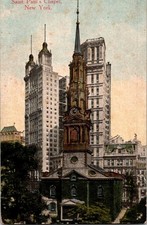 St. Paul's Chapel NYC New York City Postcard Success Postal Card Co. 1910s picture