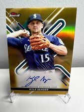 2022 Topps Finest Kyle Seager Auto Gold Chrome Refractor /50 #FA-KS Mariners picture