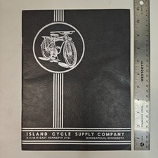 Vintage 1938 Island Cycle Supply Catalog Bicycles and Parts picture