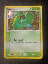 Pokemon Treecko 70/106 Emerald - Reverse Holo Stamped ENG Arita picture