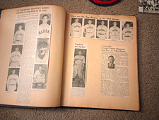 1942-1943 Wilkes-Barre Baseball Scrapbook Ralph kiner, Allie Reynolds , Woodling picture