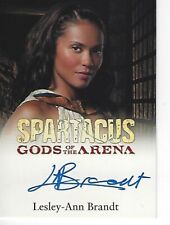 2010 Spartacus: Gods of the Arena Auto/Au Card by Lesley-Ann Brandt as Naevia picture