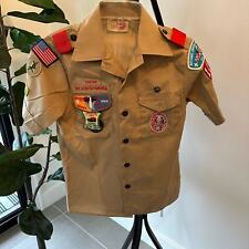 Vintage Official Eagle Scout - Boy Scout Uniform with Patches- Size 14  picture