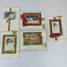 Vintage Crane & Co Handcrafted Art Cards Carolyn Whitaker Lot of 5 New Sealed #1 picture