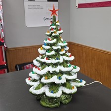 Vintage Atlantic Mold Ceramic Christmas Tree 21