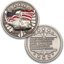 UH-1 Huey Aircraft Challenge Coin picture