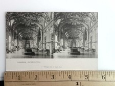 Luxembourg La Salle du Trône Stereoview E. Le Deley Paris Héliotypie 1905 picture