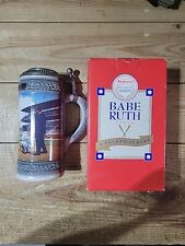 Babe Ruth Budweiser Sports Legends Beer Stein NY Yankees with Box 1991 picture