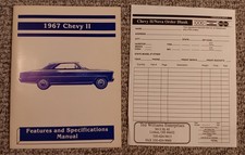 Vintage 1967 Chevrolet Chevy II Features and Specifications Manual picture