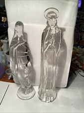 Vintage Fostoria Glass Nativity Figures 1970s picture